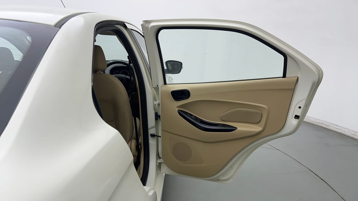 Used 2021 Ford Figo Aspire Titanium Plus 1.2 Ti-VCT Petrol Manual interior RIGHT REAR DOOR OPEN VIEW