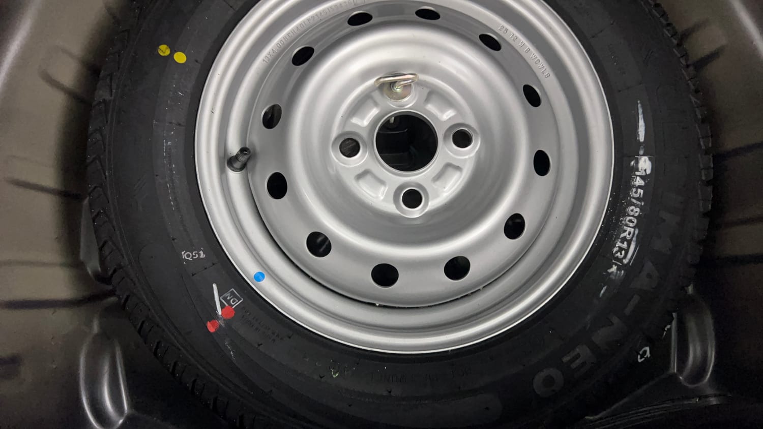 Used 2026 Maruti Suzuki Alto K10 LXi (O) Petrol Manual tyres SPARE TYRE VIEW
