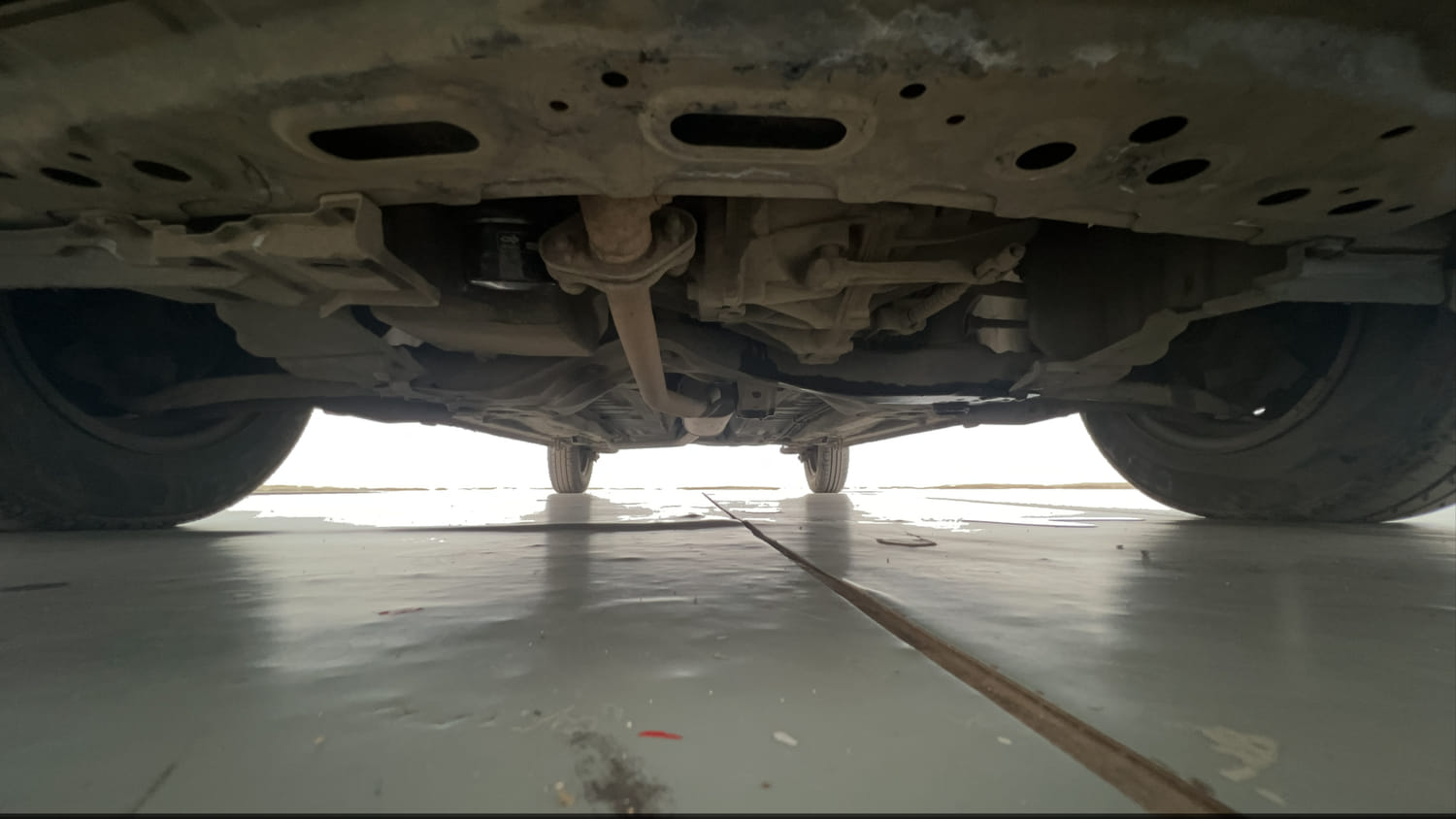 Used 2014 Maruti Suzuki Celerio LXi Petrol Manual extra FRONT LEFT UNDERBODY VIEW