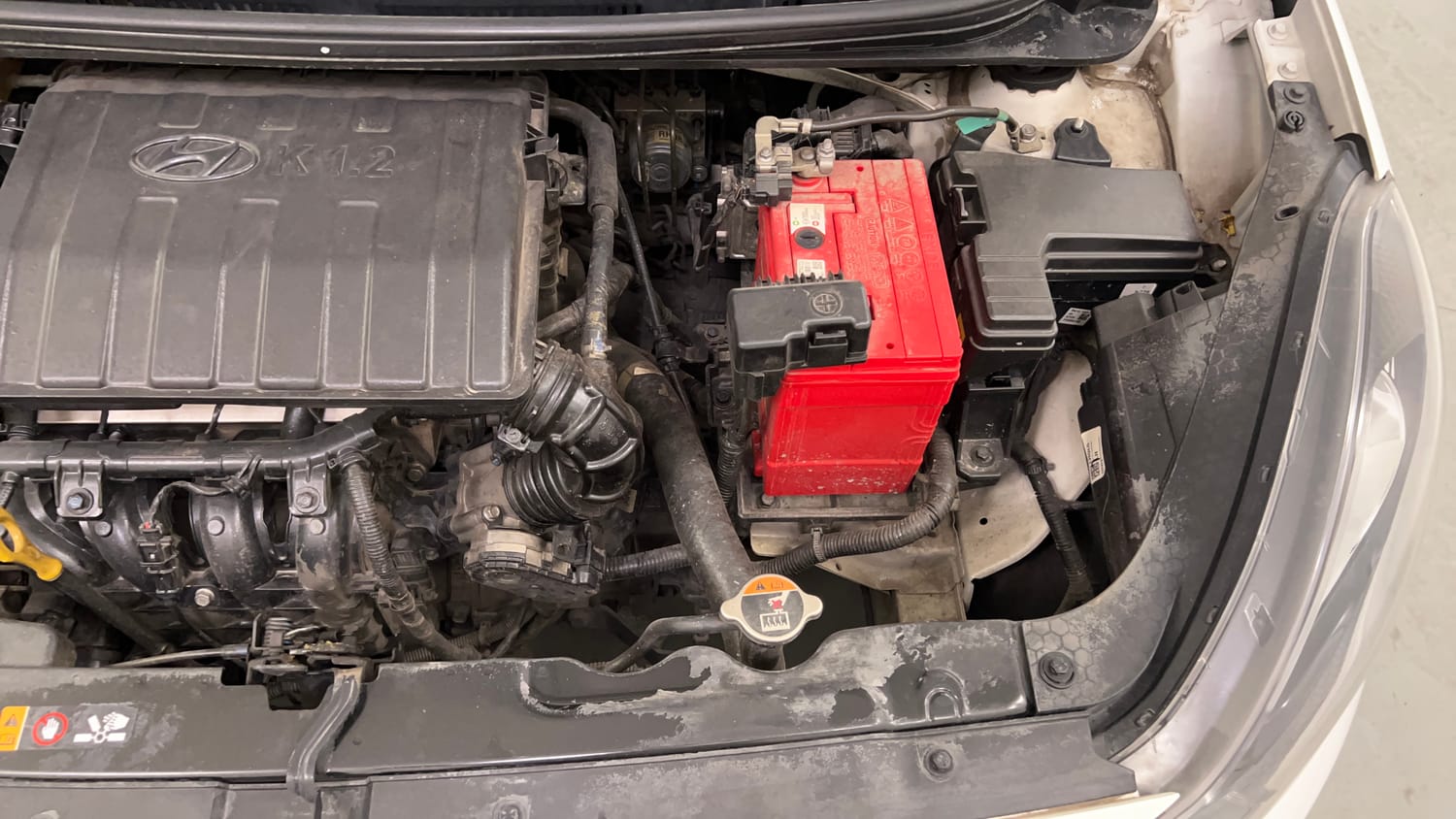 Used 2020 Hyundai Grand i10 Nios Sportz 1.2 Kappa VTVT Petrol Manual engine ENGINE LEFT SIDE VIEW