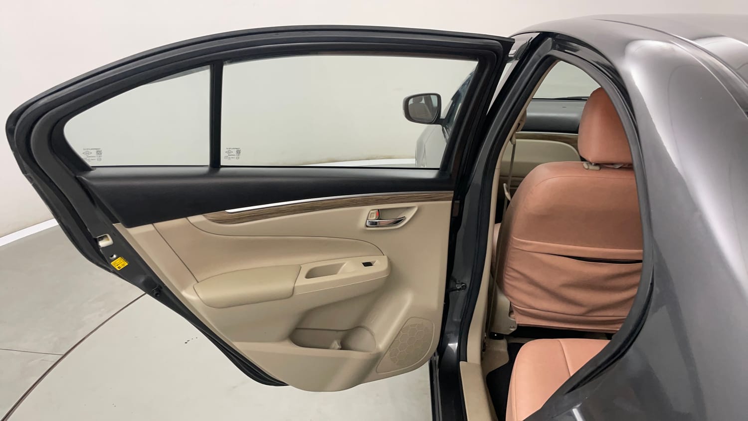 Used 2022 Maruti Suzuki Ciaz Zeta 1.5 Petrol Manual interior LEFT REAR DOOR OPEN VIEW