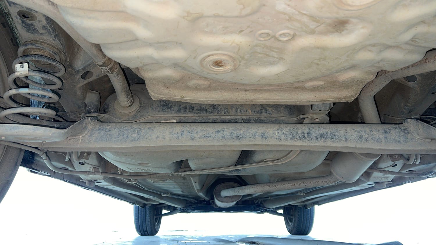 Used 2022 Maruti Suzuki S-Presso Vxi Plus Petrol Manual extra REAR UNDERBODY VIEW (TAKEN FROM REAR)