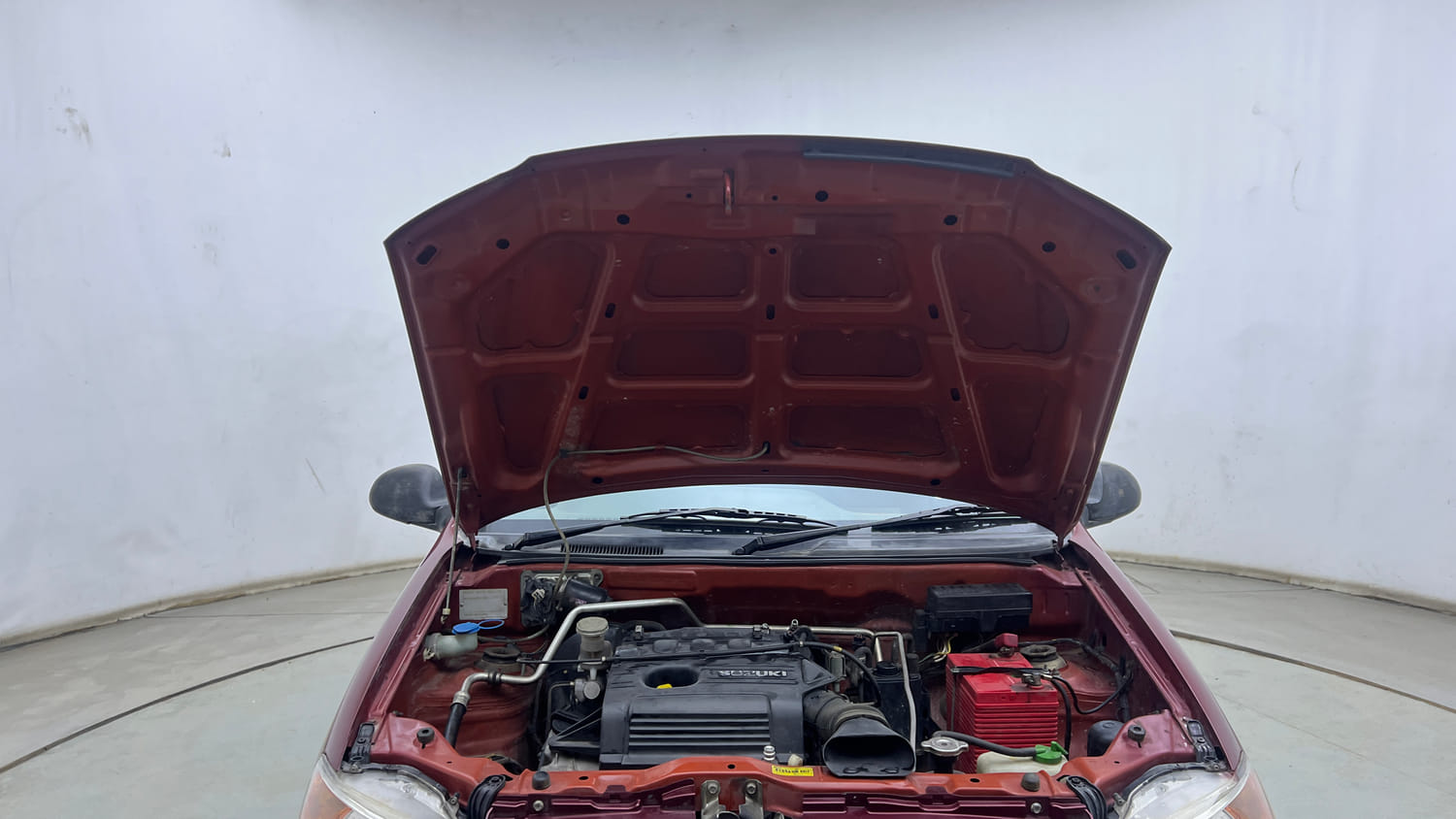 Used 2012 Maruti Suzuki Alto K10 VXi Petrol Manual engine ENGINE & BONNET OPEN FRONT VIEW