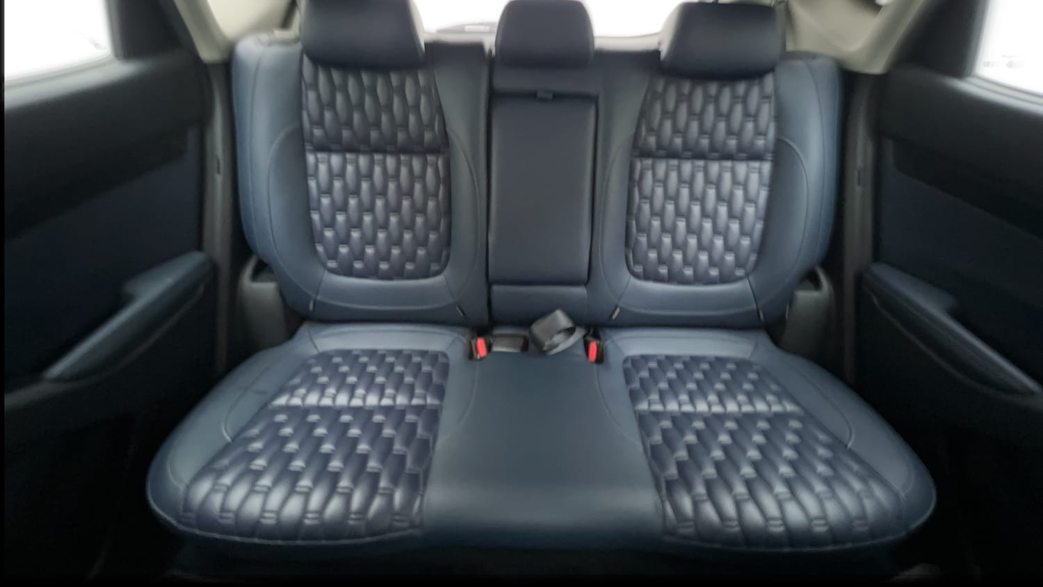 Used 2022 Kia Seltos X Line 1.4 DCT Petrol Automatic interior REAR SEAT CONDITION VIEW