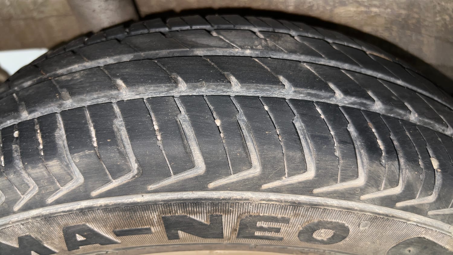 Used 2023 Maruti Suzuki Alto K10 VXi Petrol Manual tyres RIGHT REAR TYRE TREAD VIEW