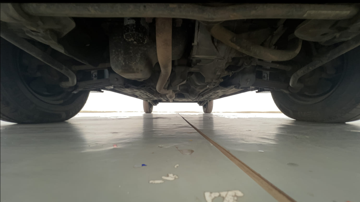 Used 2022 Maruti Suzuki Alto 800 LXi (O) Petrol Manual extra FRONT LEFT UNDERBODY VIEW