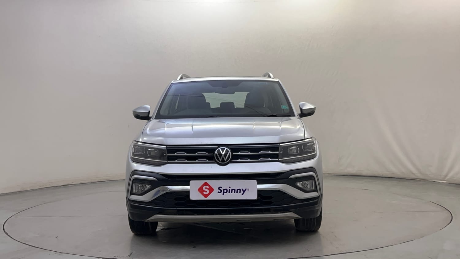 Used 2023 Volkswagen Taigun Topline 1.0 TSI AT Petrol Automatic exterior FRONT VIEW