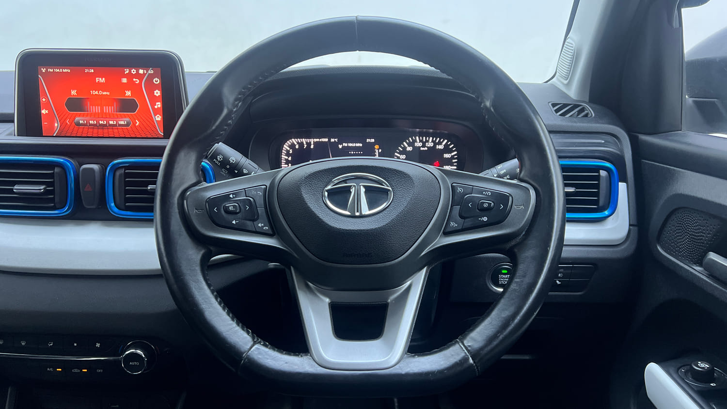 Used 2022 Tata Punch Creative AMT Petrol Automatic interior STEERING VIEW
