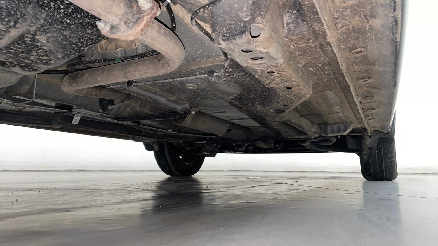 Used 2026 Tata Tiago XZA Petrol Automatic extra REAR RIGHT UNDERBODY VIEW