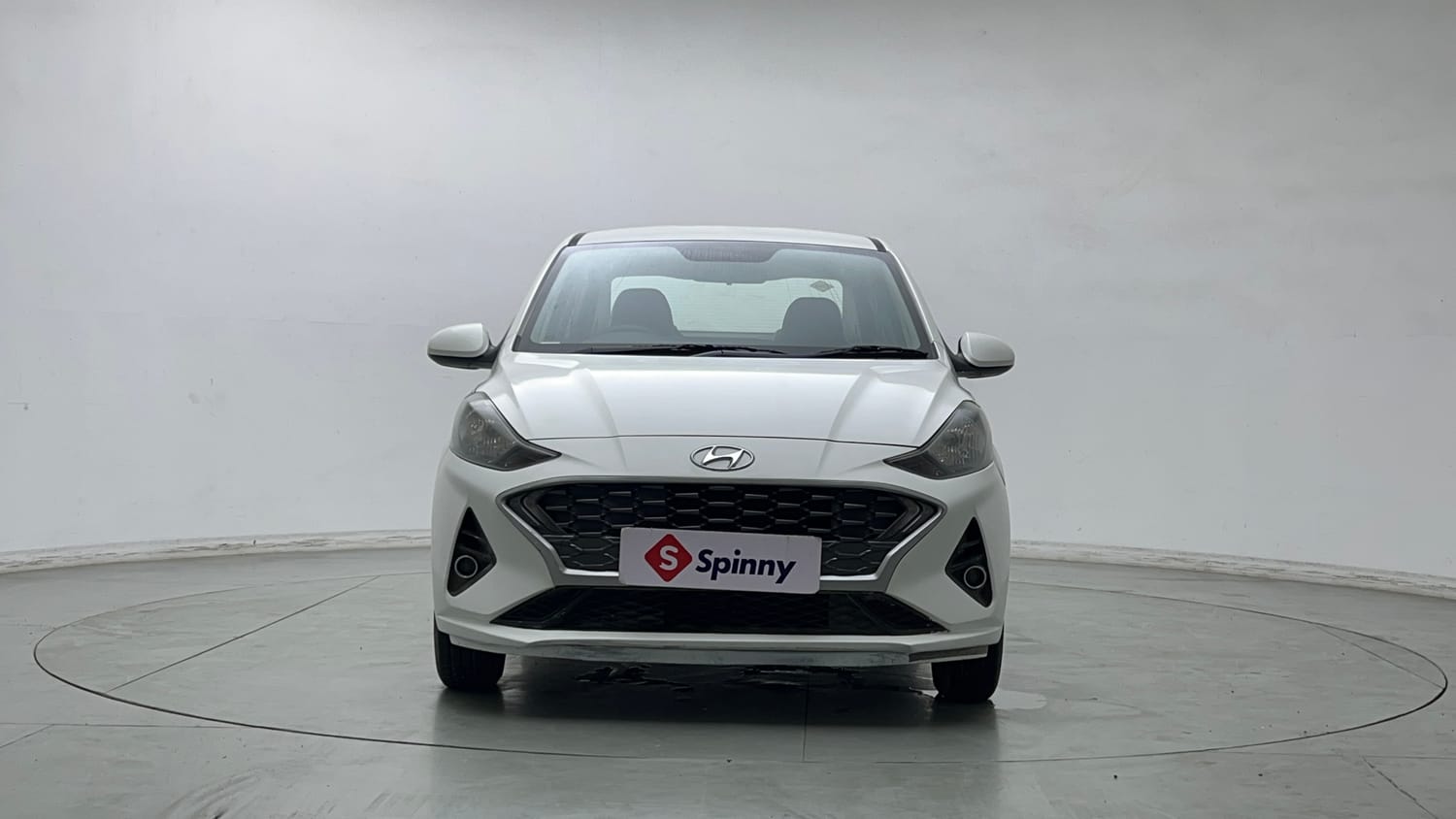 Used 2021 Hyundai Aura S 1.2 CNG Cng Manual exterior FRONT VIEW