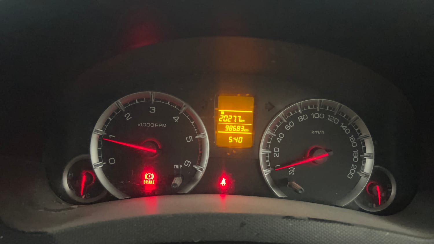 Used 2017 Maruti Suzuki Swift Dzire VDI (O) Diesel Manual interior CLUSTERMETER VIEW