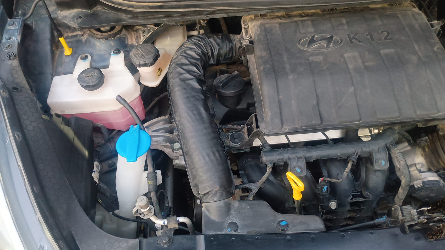 Used 2021 Hyundai Grand i10 Nios Sportz 1.2 Kappa VTVT Petrol Manual engine ENGINE RIGHT SIDE VIEW