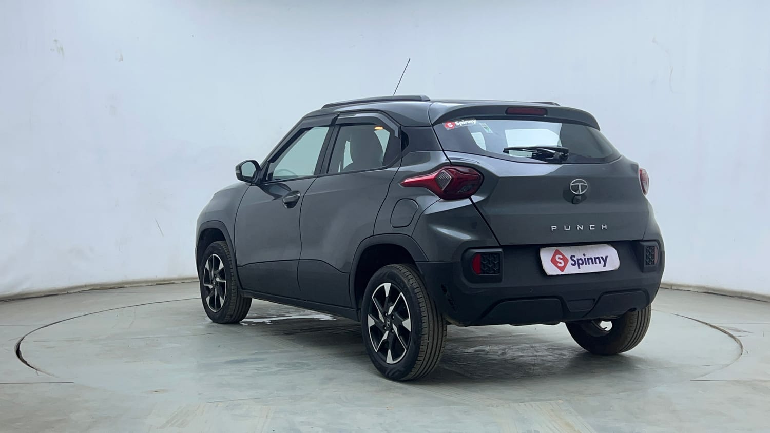 Used 2022 Tata Punch Creative AMT Petrol Automatic exterior LEFT REAR CORNER VIEW