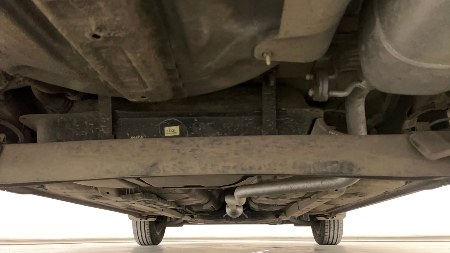 Used 2020 Hyundai Grand i10 Nios Sportz 1.2 Kappa VTVT Petrol Manual extra REAR UNDERBODY VIEW (TAKEN FROM REAR)