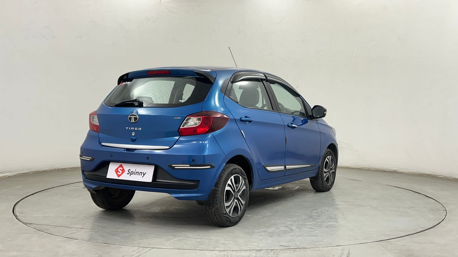Used 2024 Tata Tiago XZA Plus iCNG Cng Automatic exterior RIGHT REAR CORNER VIEW