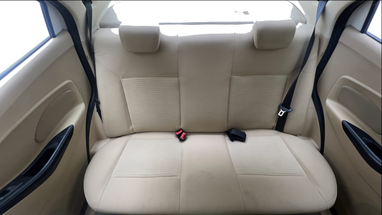 Used 2021 Ford Figo Aspire Titanium Plus 1.2 Ti-VCT Petrol Manual interior REAR SEAT CONDITION VIEW