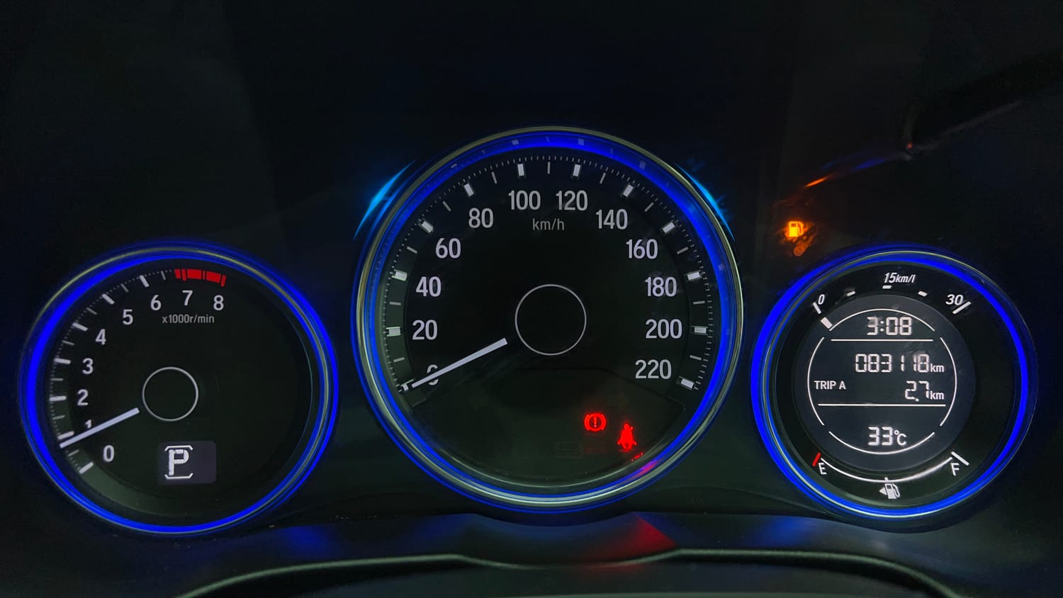 Used 2015 Honda City VX CVT Petrol Automatic interior CLUSTERMETER VIEW