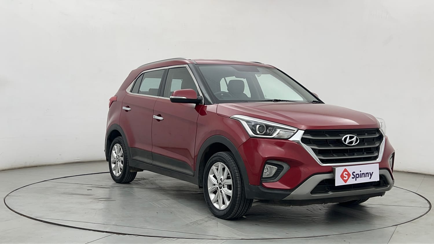 Used 2019 Hyundai Creta SX 1.6 Petrol Petrol Manual exterior RIGHT FRONT CORNER VIEW