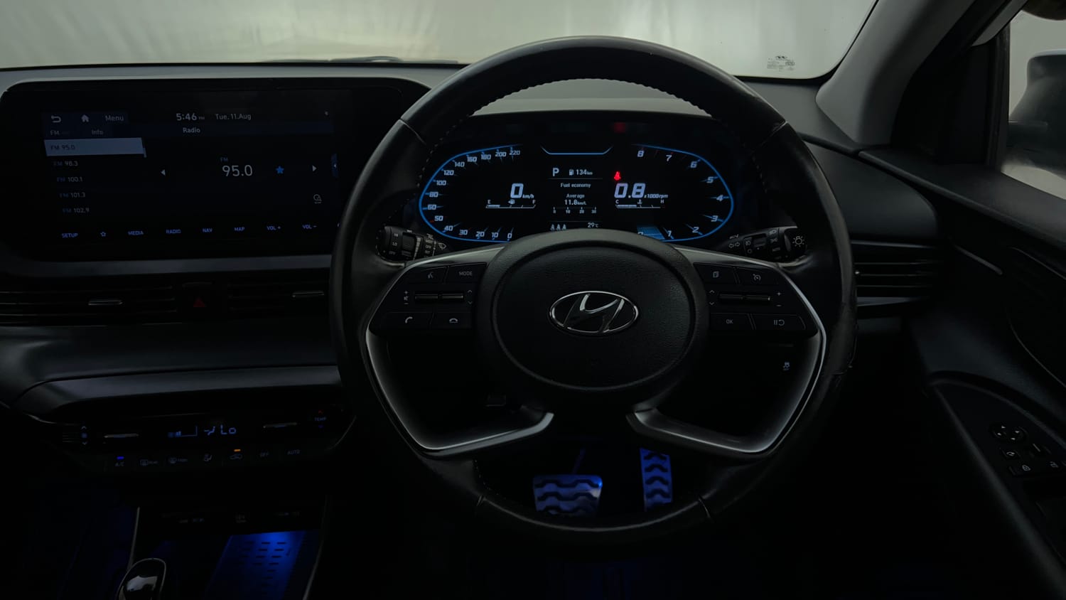 Used 2023 Hyundai New i20 Asta (O) 1.0 Turbo DCT Petrol Automatic interior STEERING VIEW