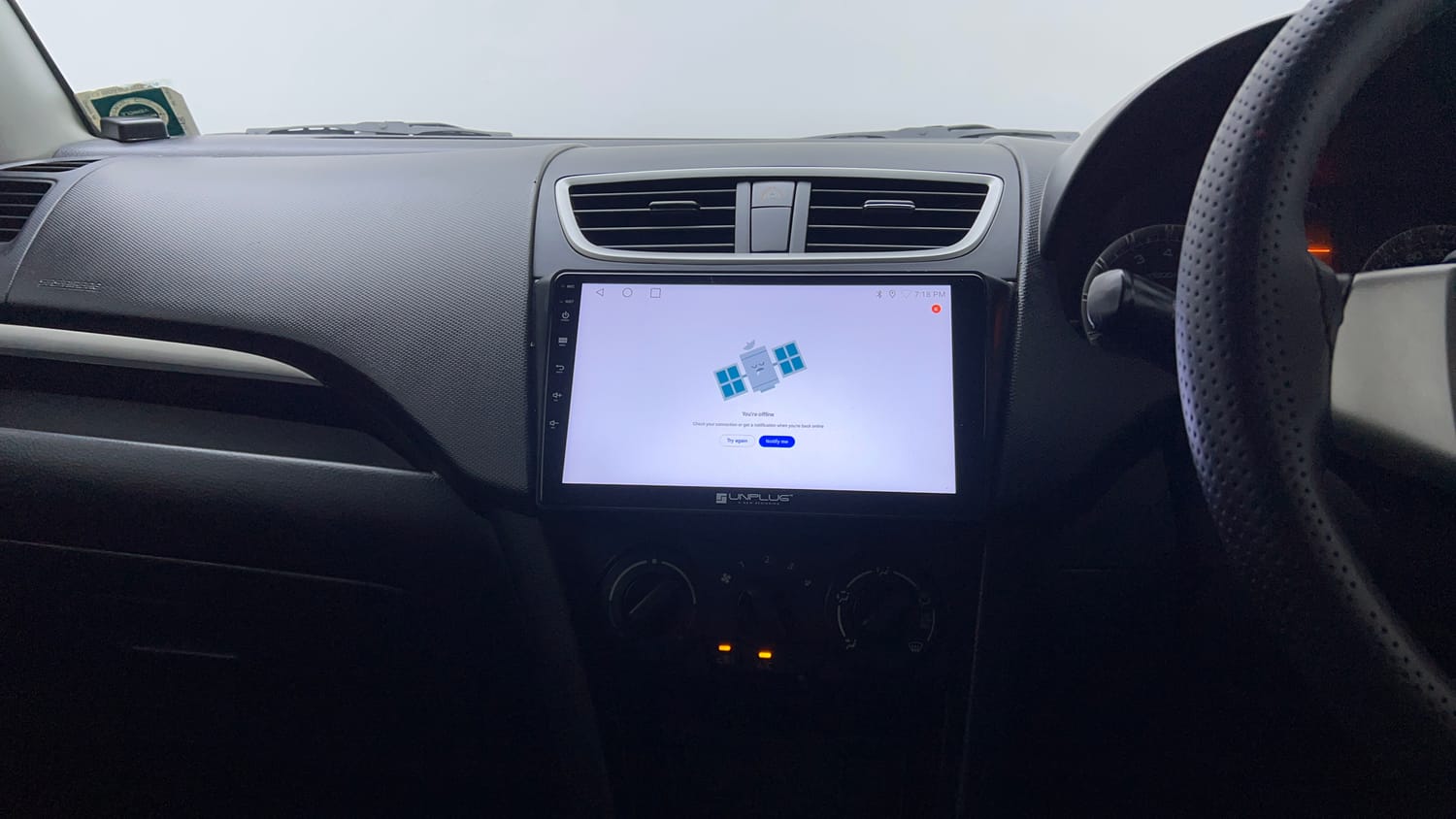 Used 2016 Maruti Suzuki Swift VXI (O) Petrol Manual interior MUSIC SYSTEM & AC CONTROL VIEW