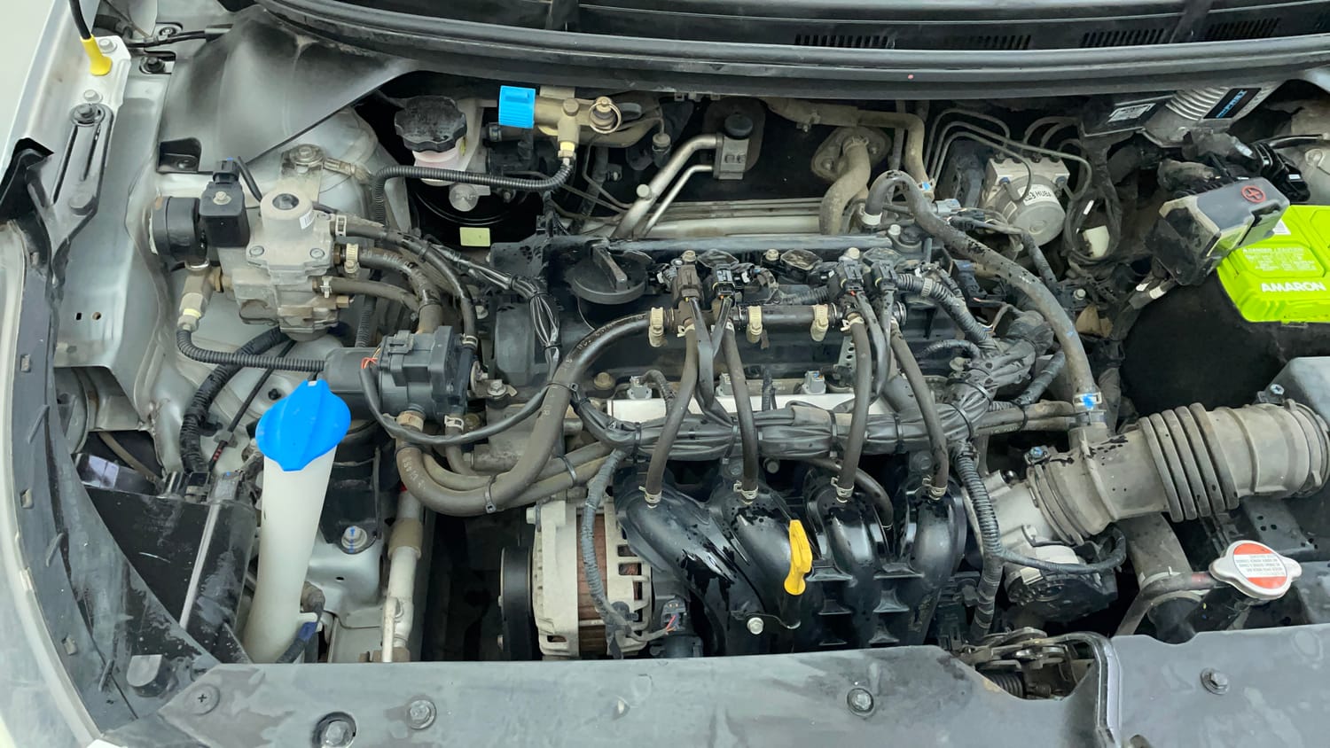 Used 2019 Hyundai Elite i20 Magna Plus 1.2 + CNG (Outside Fitted) Cng Manual engine ENGINE RIGHT SIDE VIEW