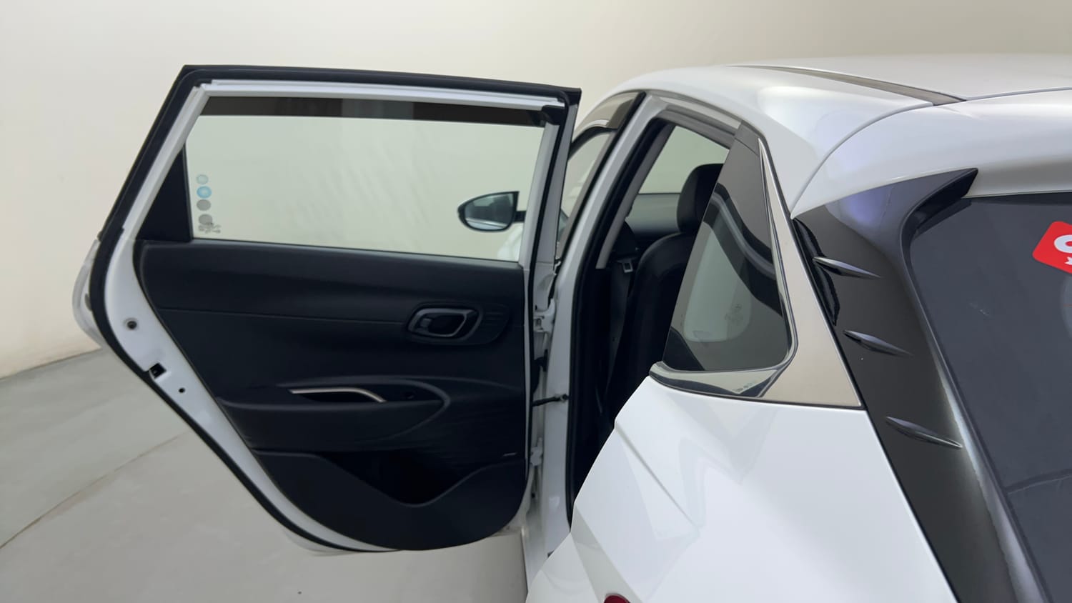 Used 2023 Hyundai New i20 Asta (O) 1.0 Turbo DCT Petrol Automatic interior LEFT REAR DOOR OPEN VIEW
