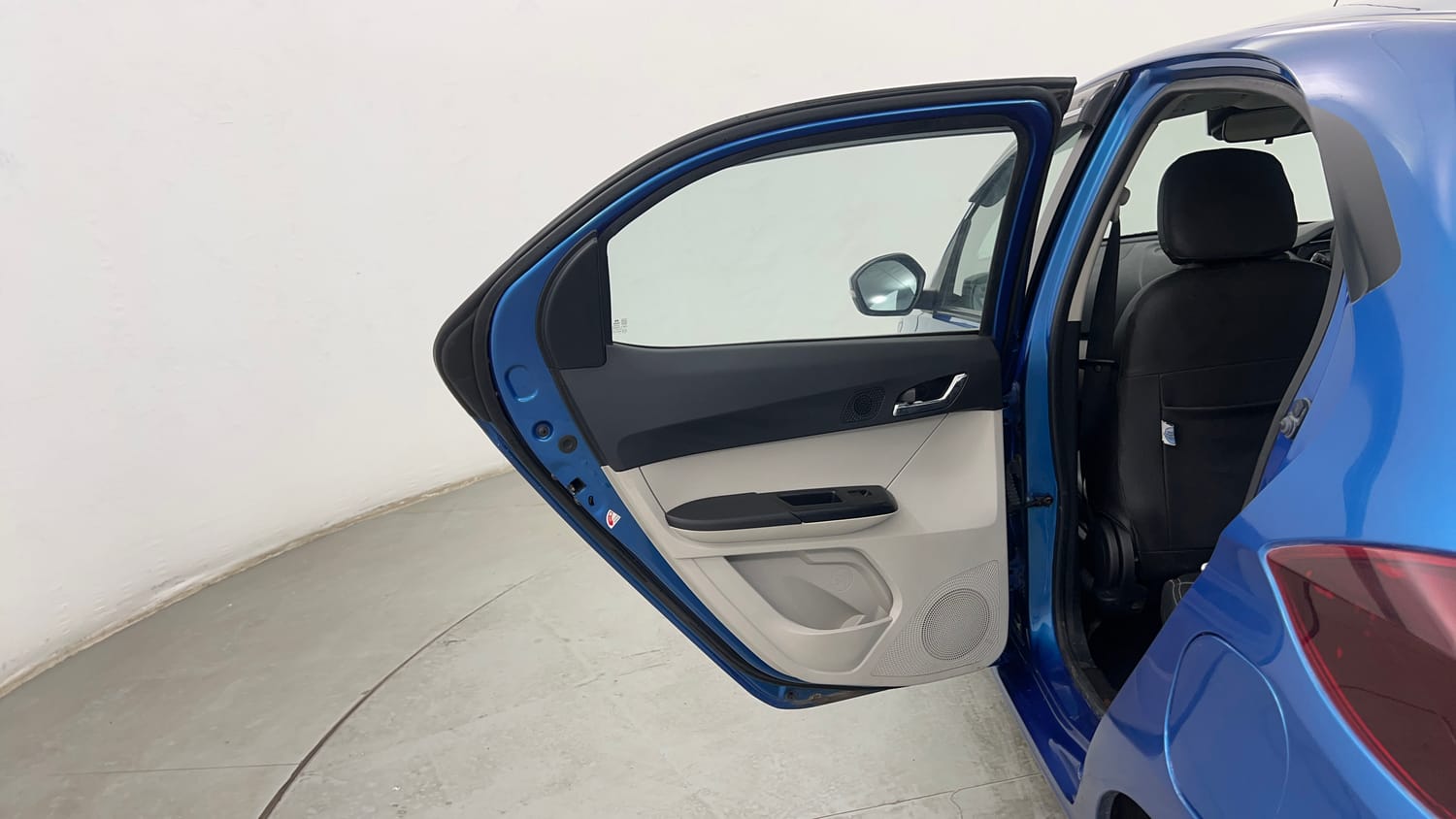 Used 2024 Tata Tiago XZA Plus iCNG Cng Automatic interior LEFT REAR DOOR OPEN VIEW