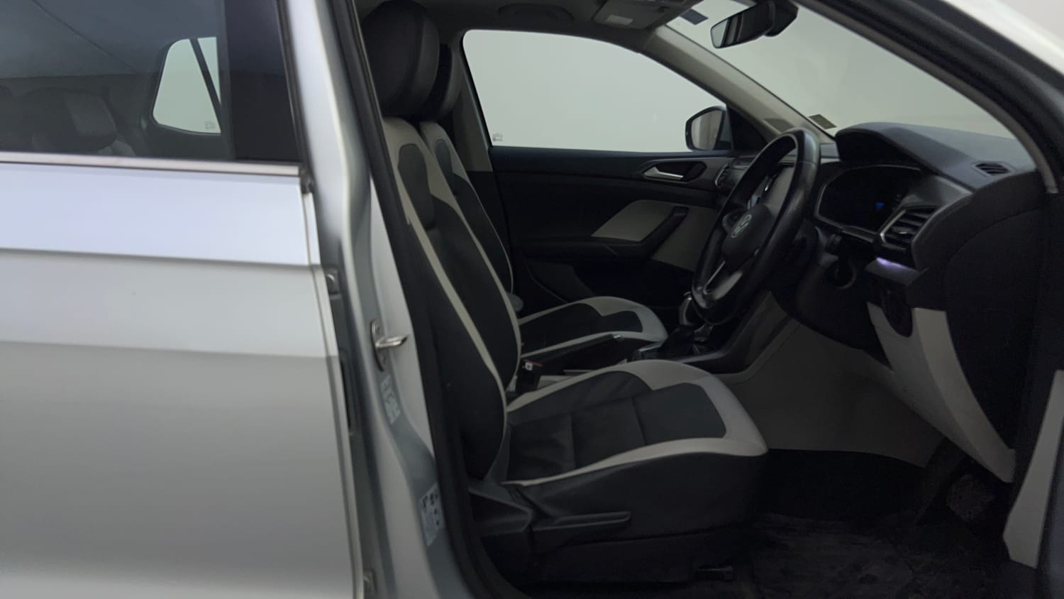 Used 2023 Volkswagen Taigun Topline 1.0 TSI AT Petrol Automatic interior RIGHT SIDE FRONT DOOR CABIN VIEW