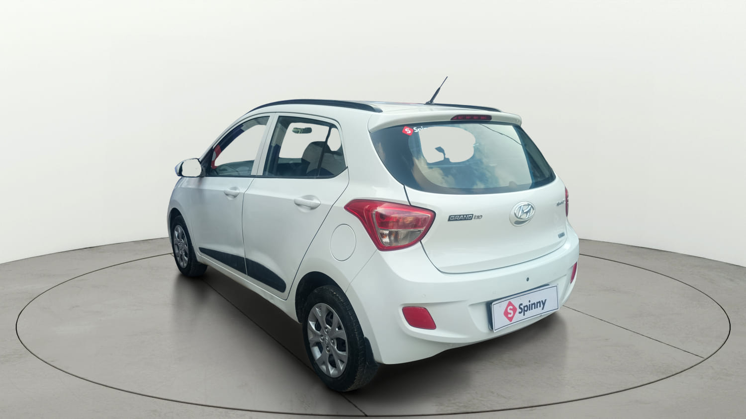 Used 2016 Hyundai Grand i10 Sportz 1.2 Kappa VTVT Petrol Manual exterior LEFT REAR CORNER VIEW