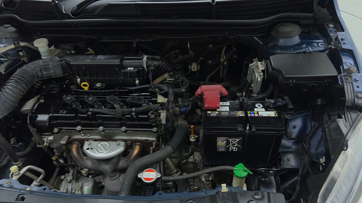 Used 2021 Maruti Suzuki S-Cross Alpha AT Petrol Automatic engine ENGINE LEFT SIDE VIEW