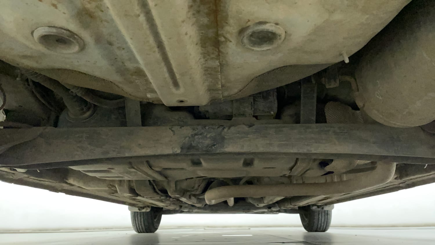Used 2019 Hyundai Elite i20 Magna Plus 1.2 + CNG (Outside Fitted) Cng Manual extra REAR UNDERBODY VIEW (TAKEN FROM REAR)