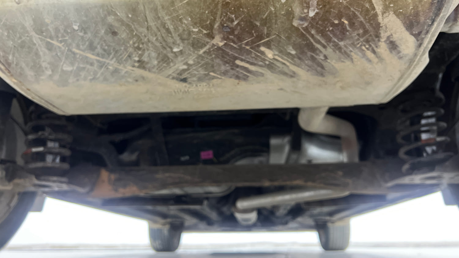 Used 2026 Kia Seltos GTX Plus 1.5 Turbo Petrol DCT Petrol Automatic extra REAR UNDERBODY VIEW (TAKEN FROM REAR)