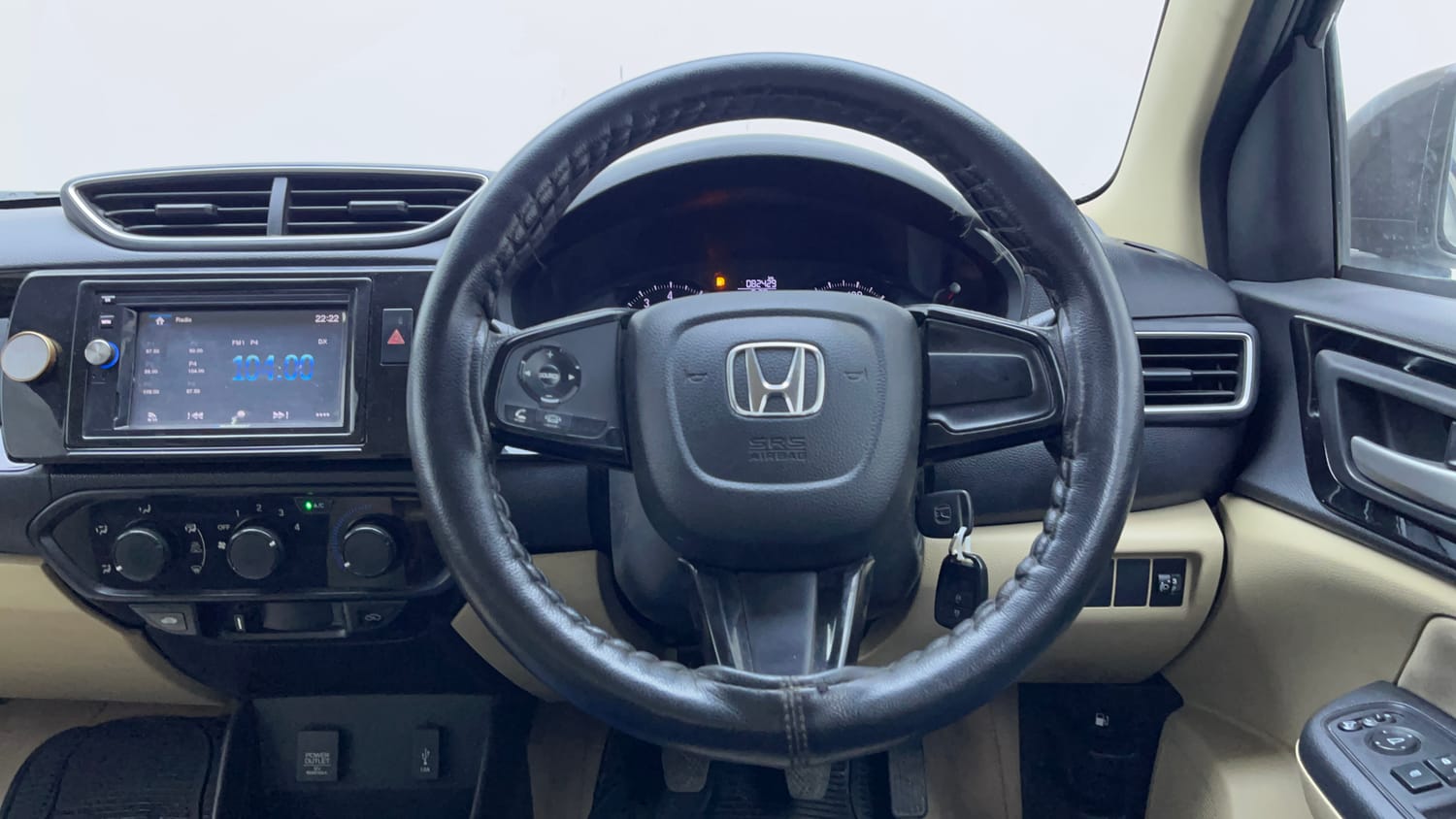 Used 2019 Honda Amaze 1.2 S MT Petrol Petrol Manual interior STEERING VIEW