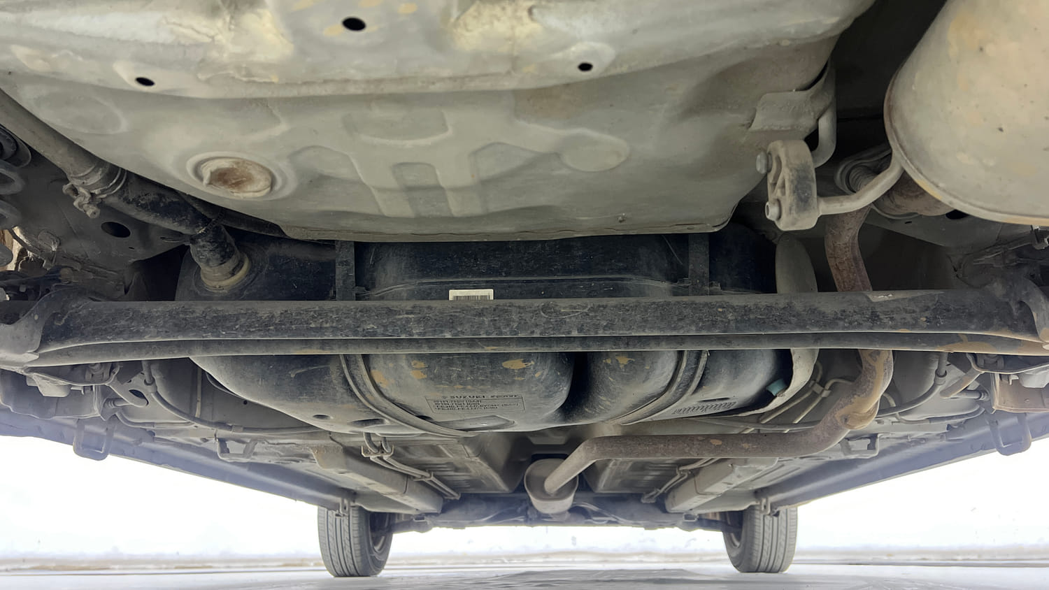 Used 2019 Maruti Suzuki Celerio X ZXi AMT Petrol Automatic extra REAR UNDERBODY VIEW (TAKEN FROM REAR)