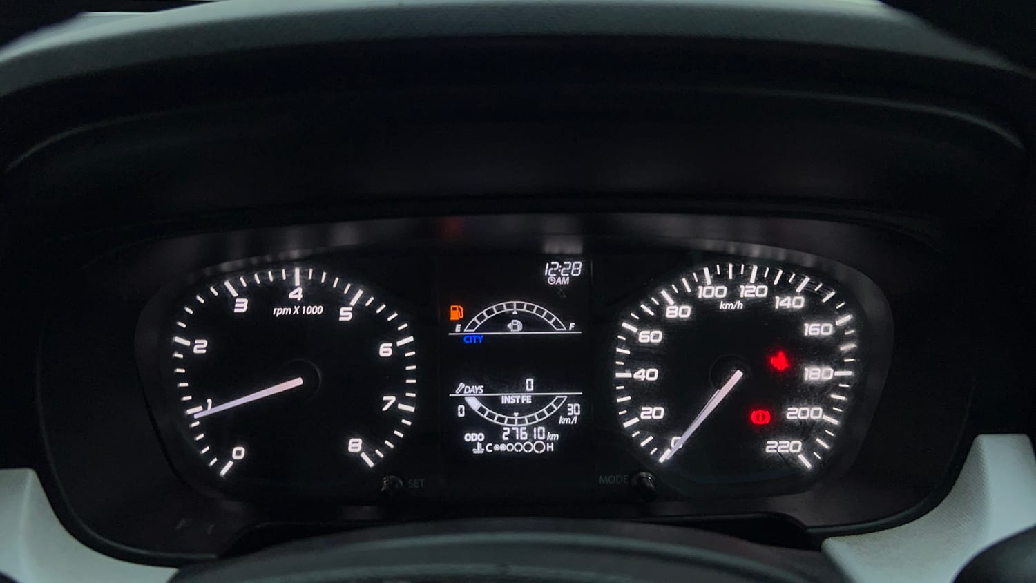 Used 2022 Tata Punch Pure MT Petrol Manual interior CLUSTERMETER VIEW