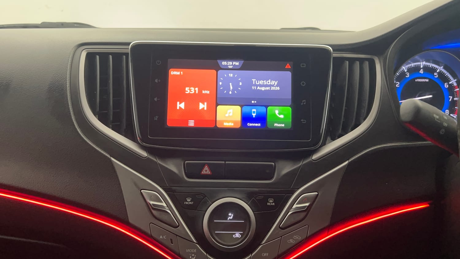 Used 2021 Maruti Suzuki Baleno Alpha Petrol Manual top_features Integrated (in-dash) music system
