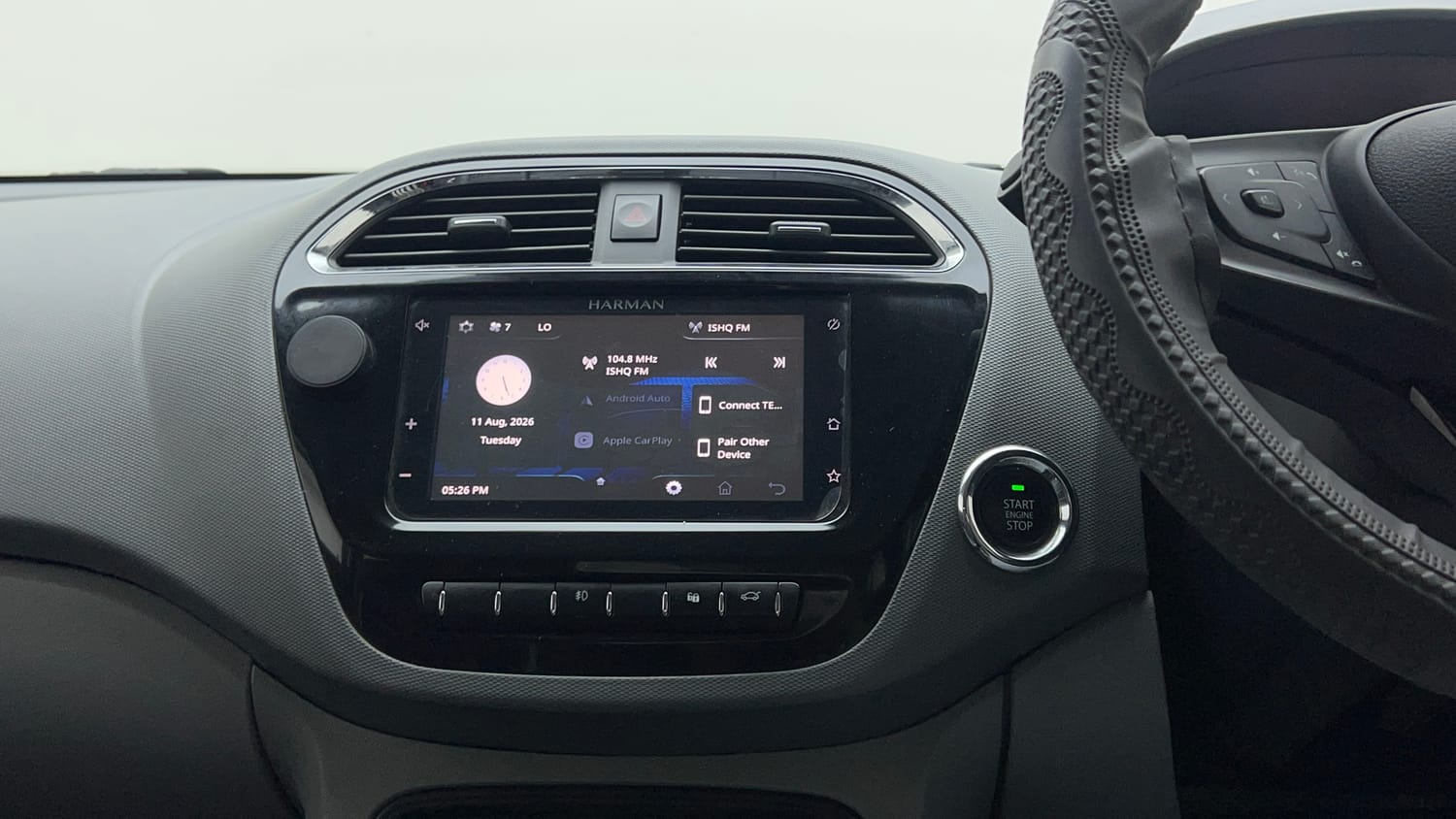 Used 2021 Tata Tigor XZ Plus Petrol Manual interior MUSIC SYSTEM & AC CONTROL VIEW