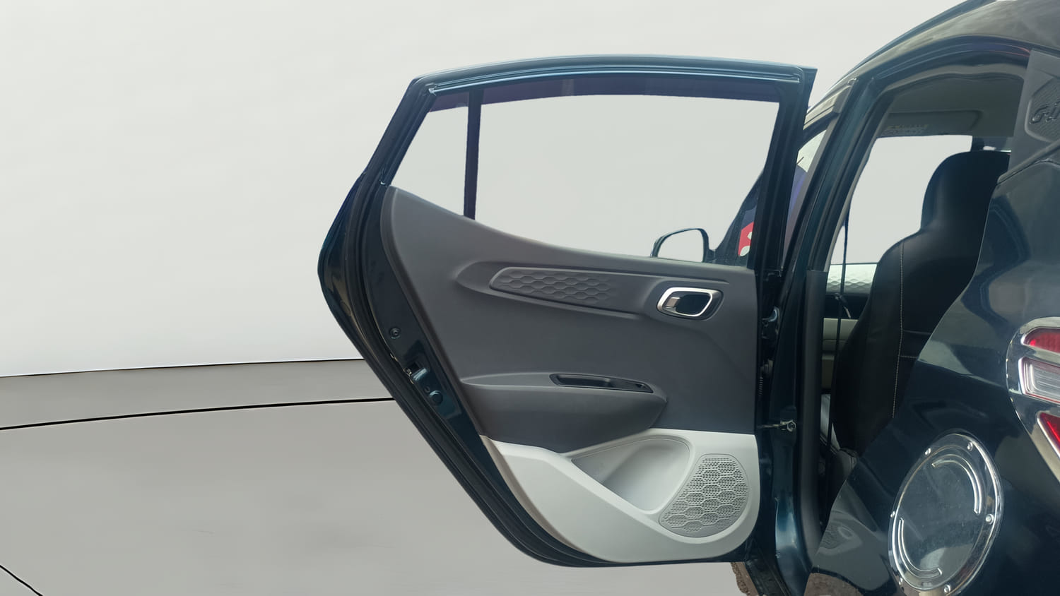 Used 2021 Hyundai Grand i10 Nios Sportz 1.2 Kappa VTVT Petrol Manual interior LEFT REAR DOOR OPEN VIEW