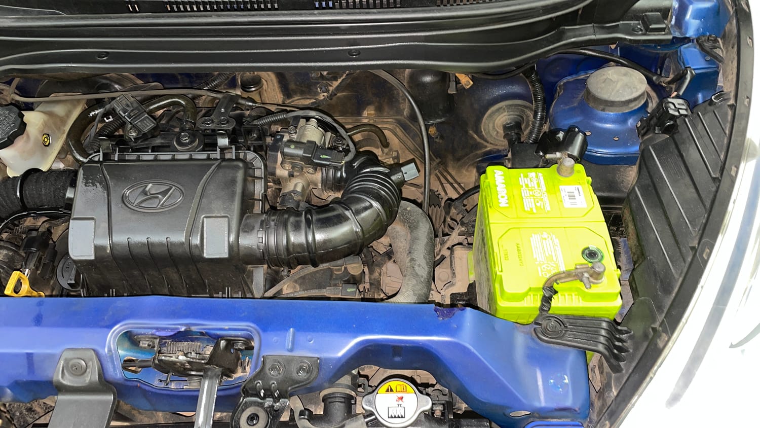 Used 2013 Hyundai Eon Era + Petrol Manual engine ENGINE LEFT SIDE VIEW