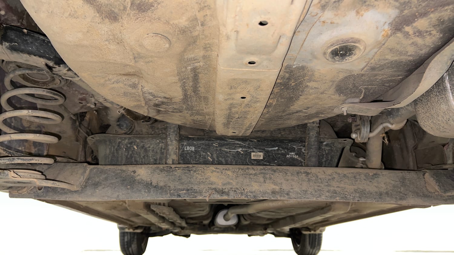 Used 2016 Hyundai Grand i10 Sportz 1.2 Kappa VTVT Petrol Manual extra REAR UNDERBODY VIEW (TAKEN FROM REAR)