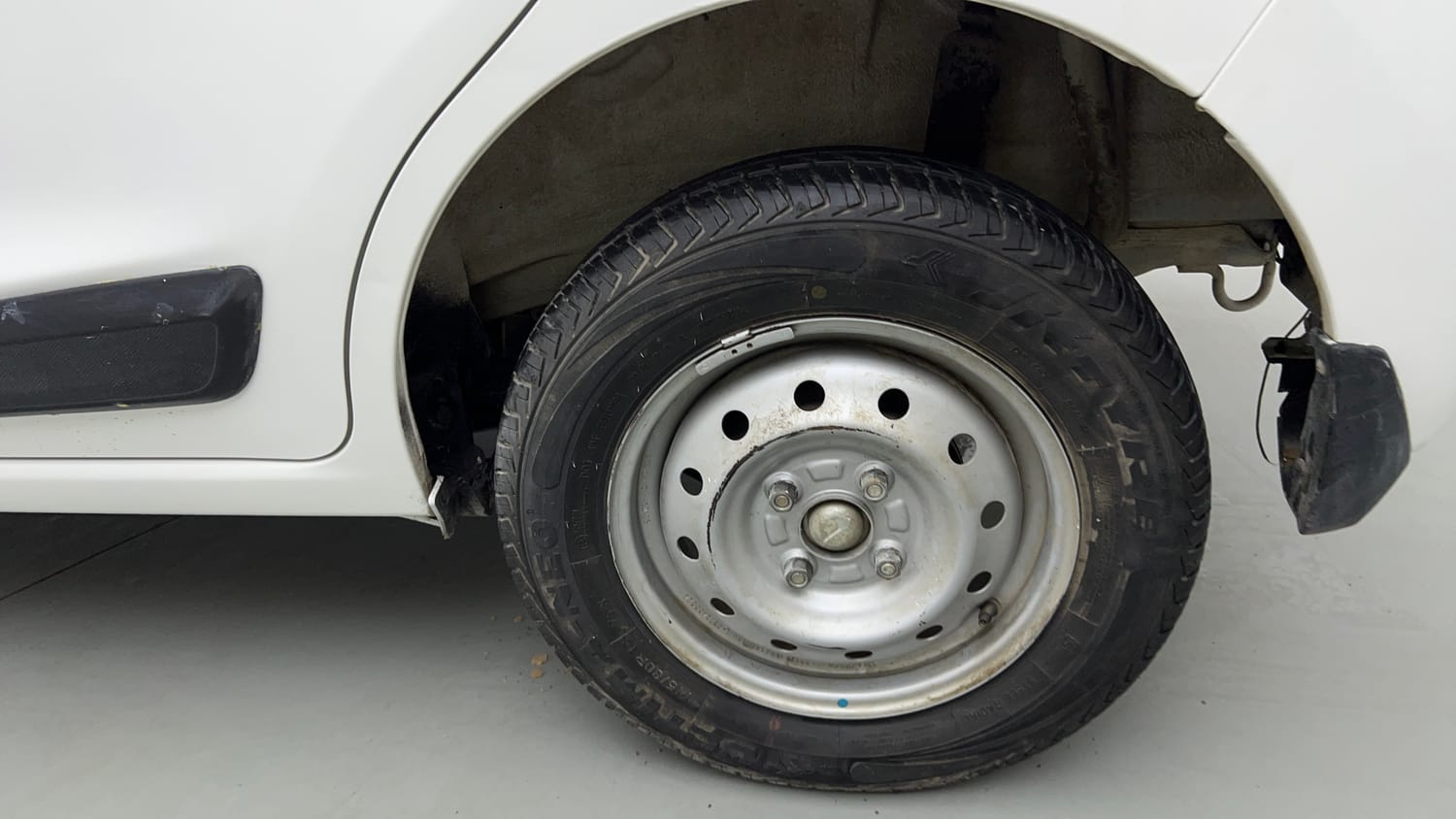 Used 2023 Maruti Suzuki Alto K10 LXi Petrol Manual tyres LEFT REAR TYRE RIM VIEW