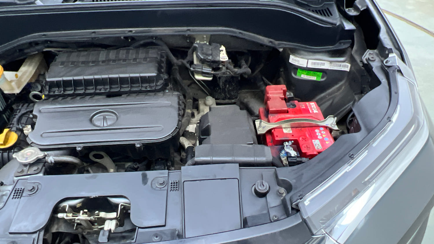 Used 2022 Tata Punch Creative AMT Petrol Automatic engine ENGINE LEFT SIDE VIEW
