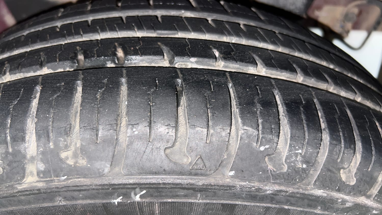 Used 2016 Hyundai Grand i10 Sportz 1.2 Kappa VTVT Petrol Manual tyres LEFT REAR TYRE TREAD VIEW