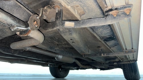 Used 2021 Tata Nexon XZA Plus (S) Petrol Automatic extra REAR RIGHT UNDERBODY VIEW