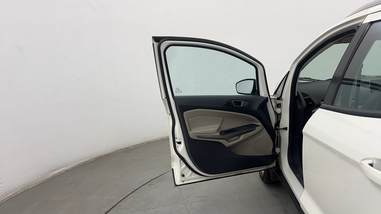 Used 2020 Ford EcoSport Titanium 1.5L TDCi Diesel Manual interior LEFT FRONT DOOR OPEN VIEW