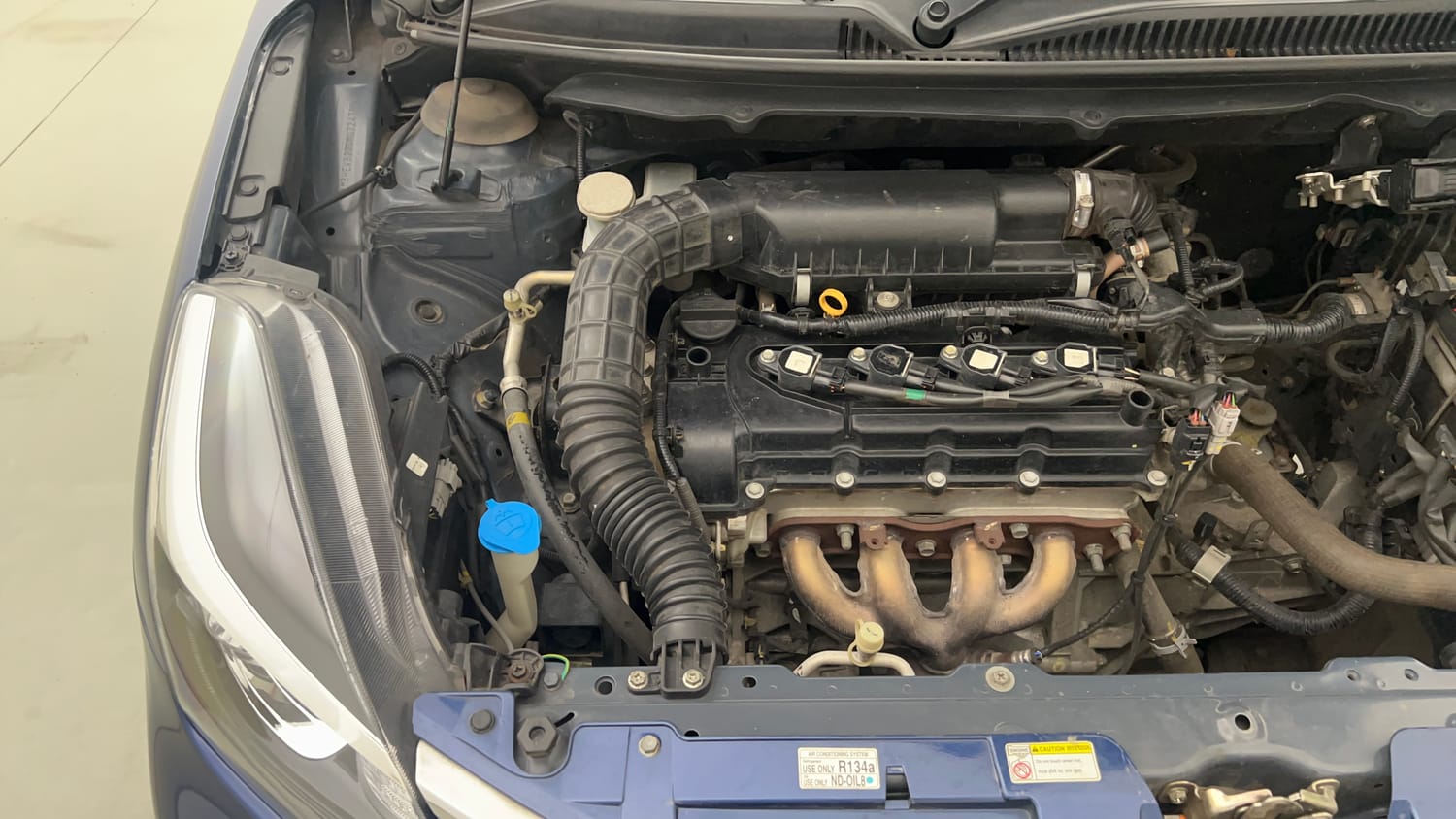 Used 2021 Maruti Suzuki Baleno Alpha Petrol Manual engine ENGINE RIGHT SIDE VIEW