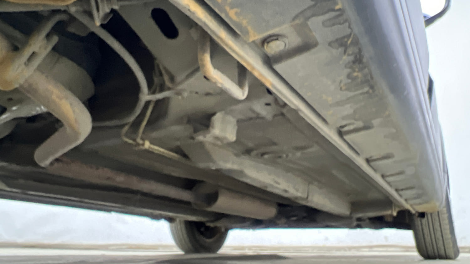 Used 2019 Maruti Suzuki Celerio X ZXi AMT Petrol Automatic extra REAR RIGHT UNDERBODY VIEW