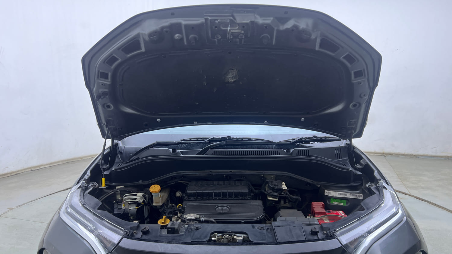 Used 2022 Tata Punch Creative AMT Petrol Automatic engine ENGINE & BONNET OPEN FRONT VIEW
