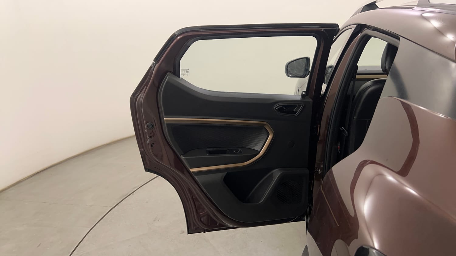 Used 2021 Renault Kiger RXT Turbo CVT Petrol Automatic interior LEFT REAR DOOR OPEN VIEW