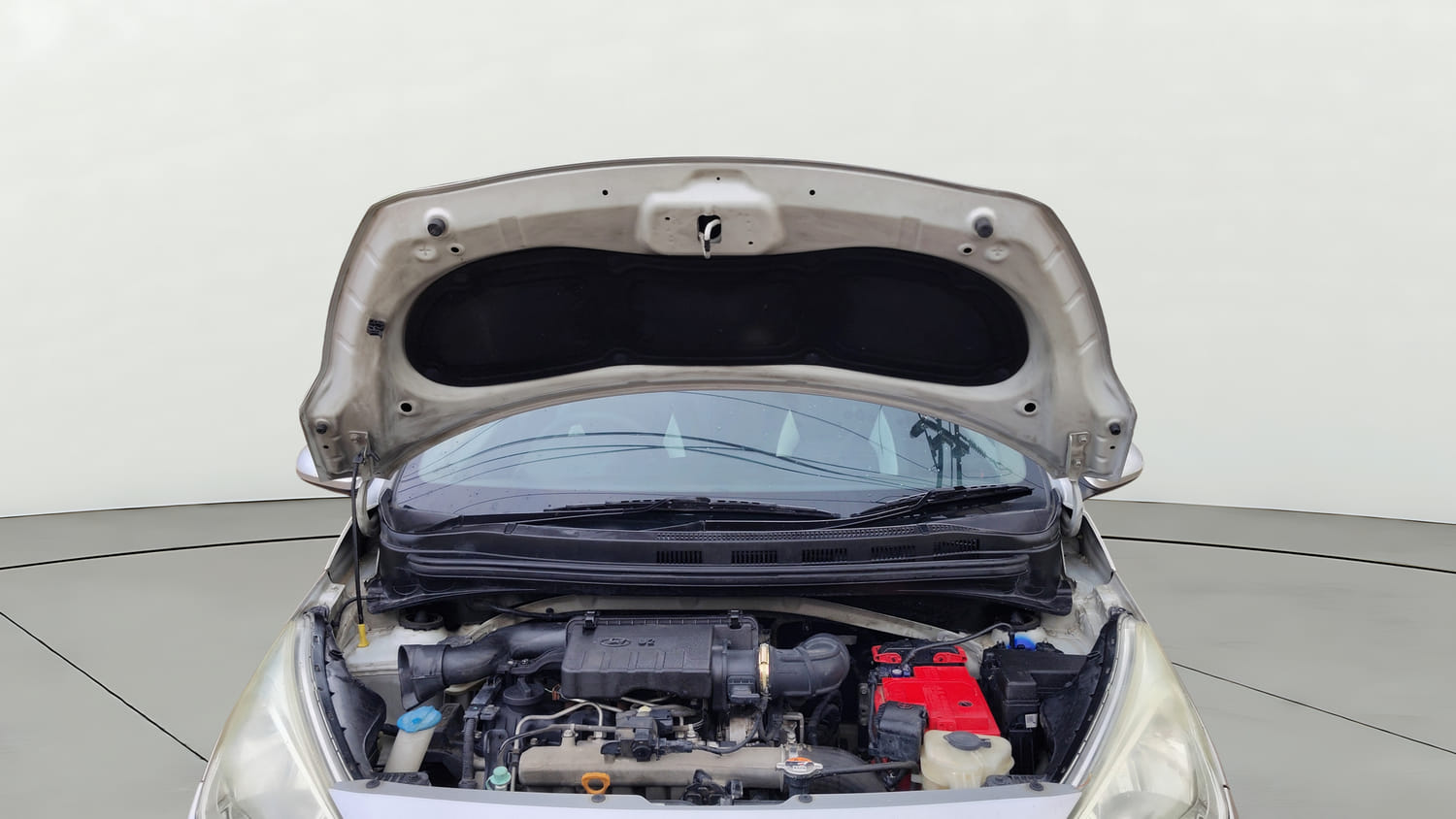 Used 2018 Hyundai Grand i10 Magna U2 1.2 CRDi Diesel Manual engine ENGINE & BONNET OPEN FRONT VIEW